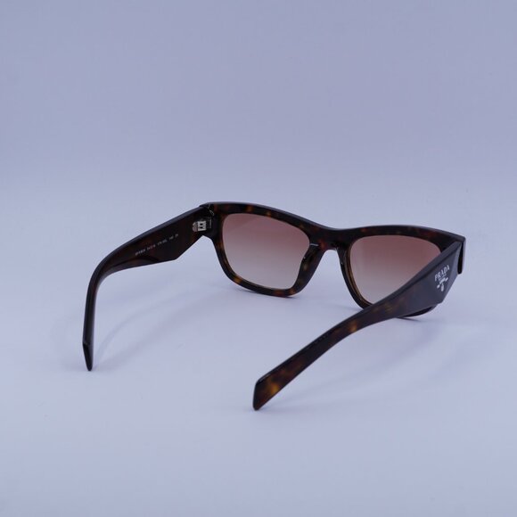 Prada PRB09S 17N50L Sunglasses Root Havana Butterfly Frame, Brown Lenses - Picture 9 of 10